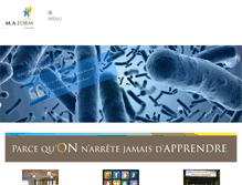 Tablet Screenshot of maform.fr
